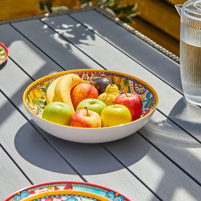 12" Pellaro Plastic Salad Bowl